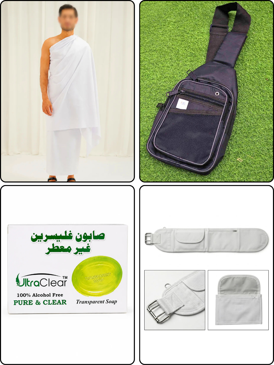 Cotton Ihram Hajj & Umrah Essentials Combo