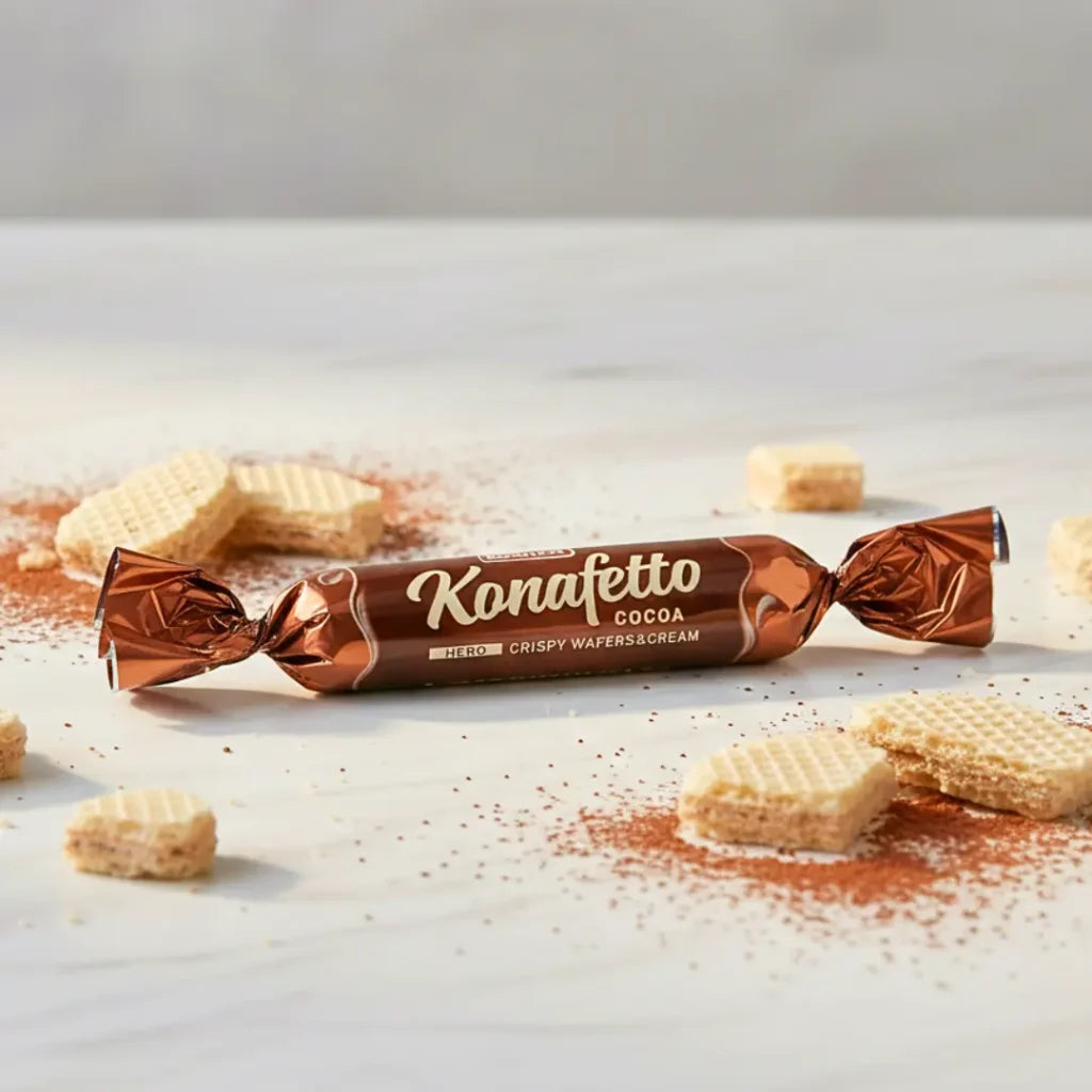 Roshen Konafetto Mix (Blanc & Nero) Hazelnut Wafer Chocolates