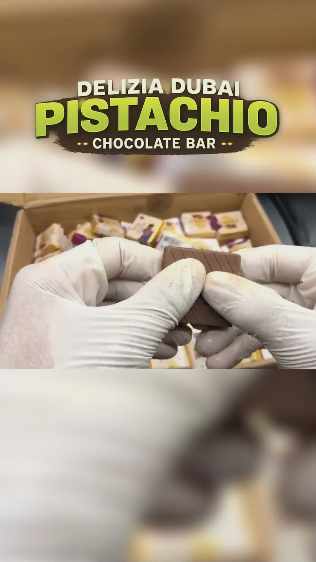 Delizia Dubai Pistachio Chocolate Bar