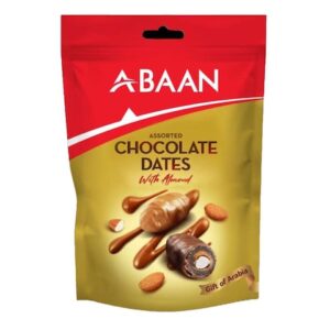 Abaan Assorted Choco Dates With Almond