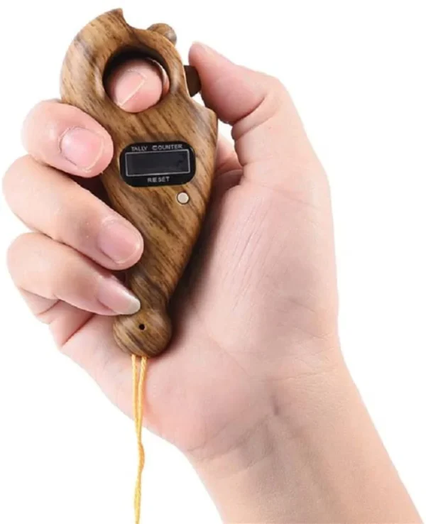 Rotating Digital Prayer Beads Counter – Portable Tasbeeh with LCD Display