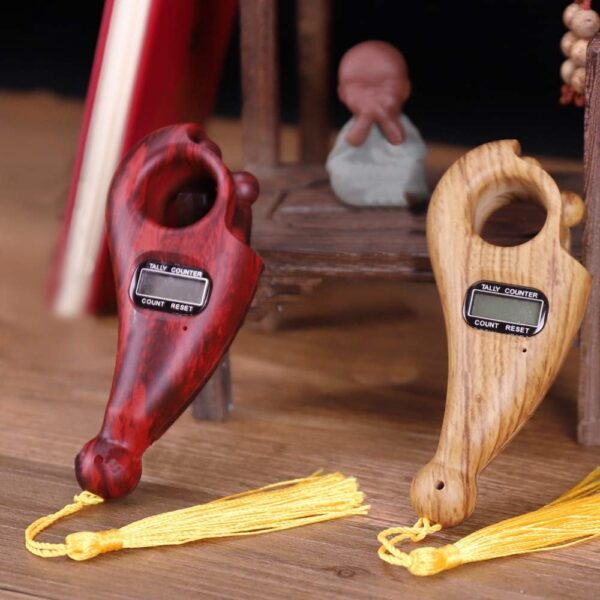 Rotating Digital Prayer Beads Counter – Portable Tasbeeh with LCD Display