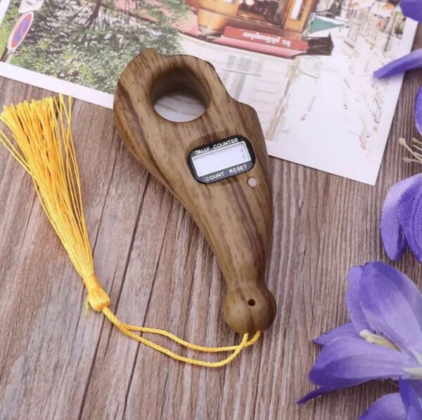 Rotating Digital Prayer Beads Counter – Portable Tasbeeh with LCD Display