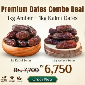 Amber Kalmi Dates Combo 2kg | Premium Fresh Dates