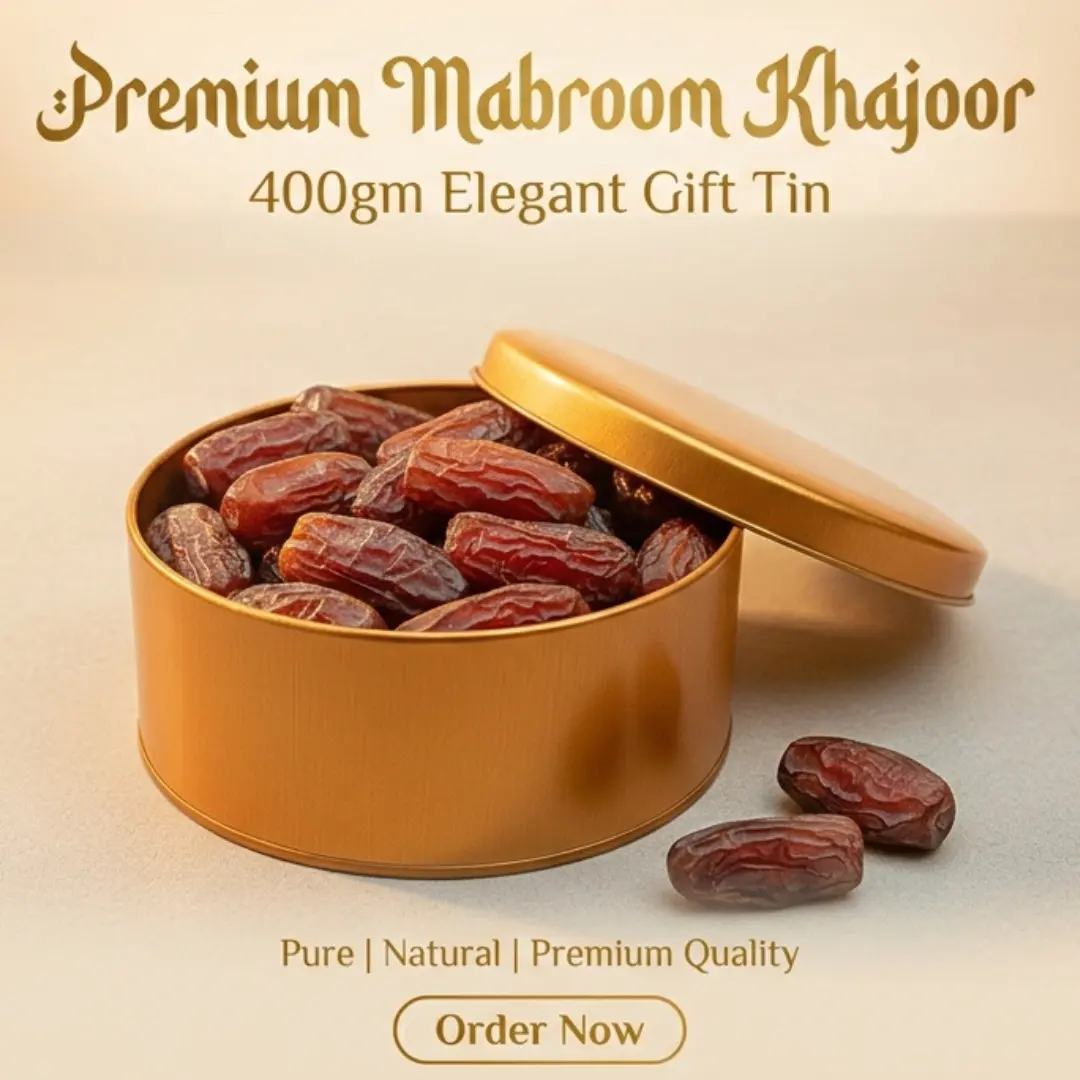 400g Luxury Date Gift Tin Box - Image 3